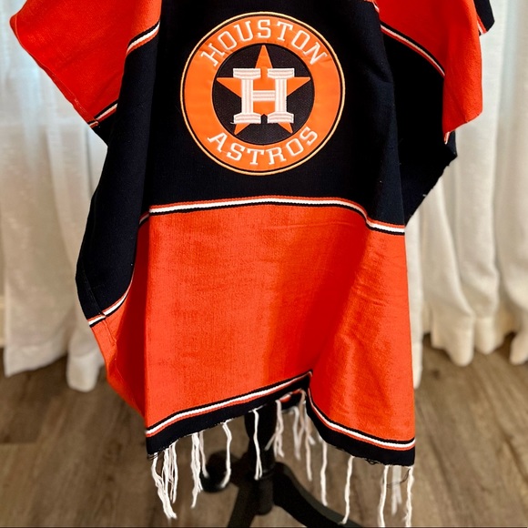 Houston Astros Zarape Serape Poncho Saints Cowboys Texans Patriots Chiefs Rams - Picture 3 of 5
